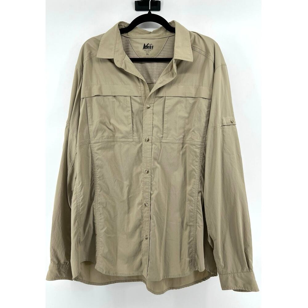 REI Co-op Sahara Button-Up Long-Sleeve Shirt Men's Size XL